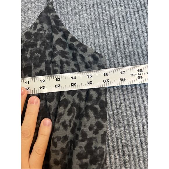 Old Navy Womens Animal Print Midi Dress Size Medium Sleeveless Elastic Waist - Picture 5 of 9